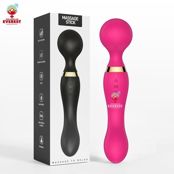  Chày rung tình yêu 2 đầu 20 tần số rung xoay 360 độ giá rẻ 