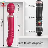 Chày rung tình yêu 2 đầu dương vật rung thụt đa chế độ giá rẻ 