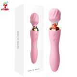  Chày rung tình yêu 2 đầu massage rung 12 tần số đầu sưởi ấm 