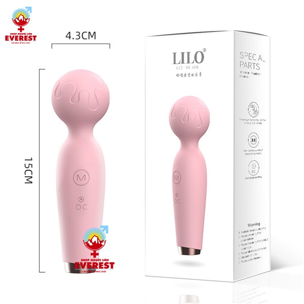  Chày rung tình yêu mini 10 tần số rung giá rẻ chính hãng Lilo 