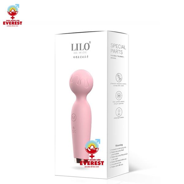  Chày rung tình yêu mini 10 tần số rung giá rẻ chính hãng Lilo 