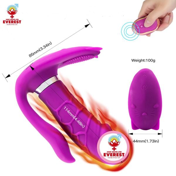  Chip rung tình yêu 3 đầu điều khiển từ xa remote tỏa nhiệt 42 độ 