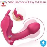  Chip rung tình yêu đầu dương vật kèm đầu hút rung 10 tần số 