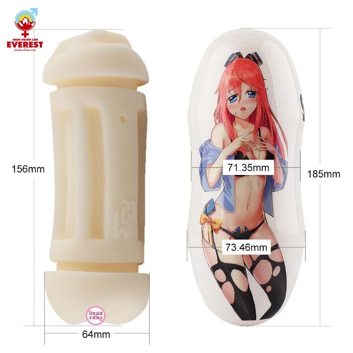  Cốc thủ dâm 2 đầu miệng và âm đạo giả anime giá rẻ cho nam 