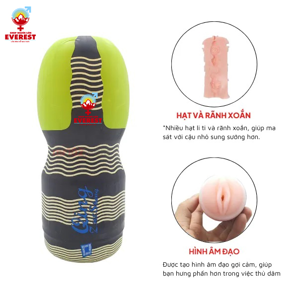  Cốc thủ dâm Qing hình âm đạo màu đen xanh giá rẻ cho nam 