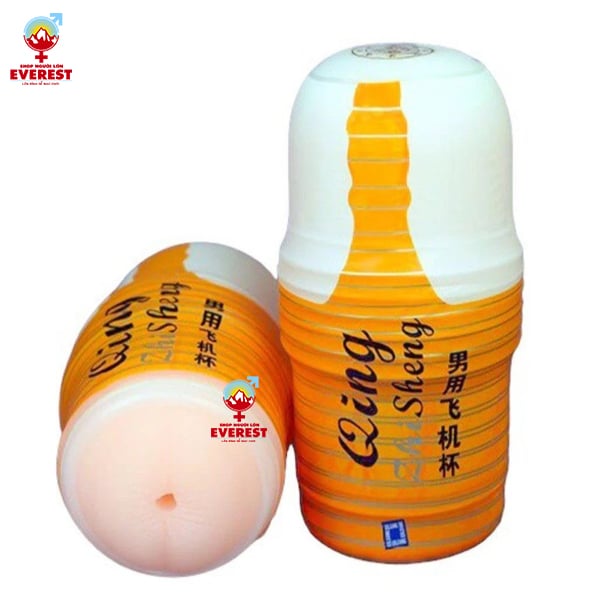  Cốc thủ dâm Qing lỗ hậu môn màu cam giá rẻ cho nam 