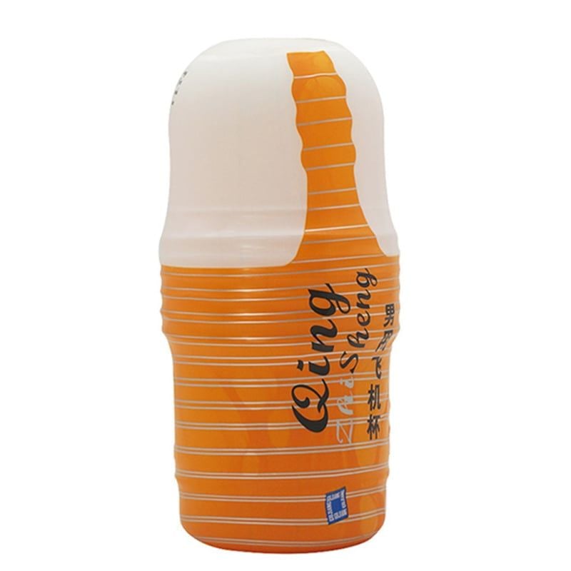  Cốc thủ dâm Qing lỗ hậu môn màu cam giá rẻ cho nam 