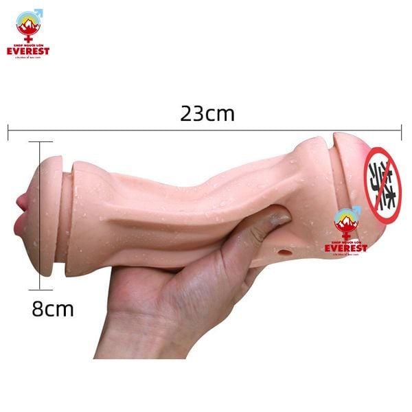  Cốc thủ dâm Snail 2 đầu 24 chế độ rung kèm rên có đế hít tường 