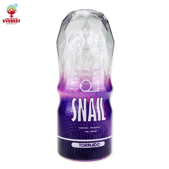  Cốc thủ dâm Snail trong suốt cầm tay 