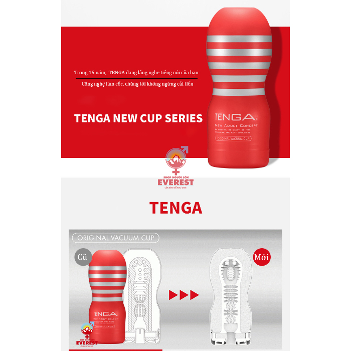  Cốc Thủ Dâm Tenga Vacuum Cup Hàng Chính Hãng Nhật Bản 