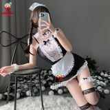  Cosplay cô hầu gái Nhật Bản sexy đồ ngủ quyến rũ 