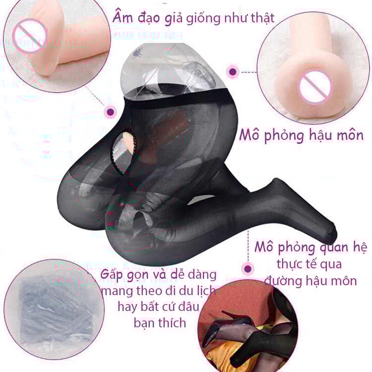  Mông giả bơm hơi bán thân dáng chân quỳ giá rẻ kèm phụ kiện 