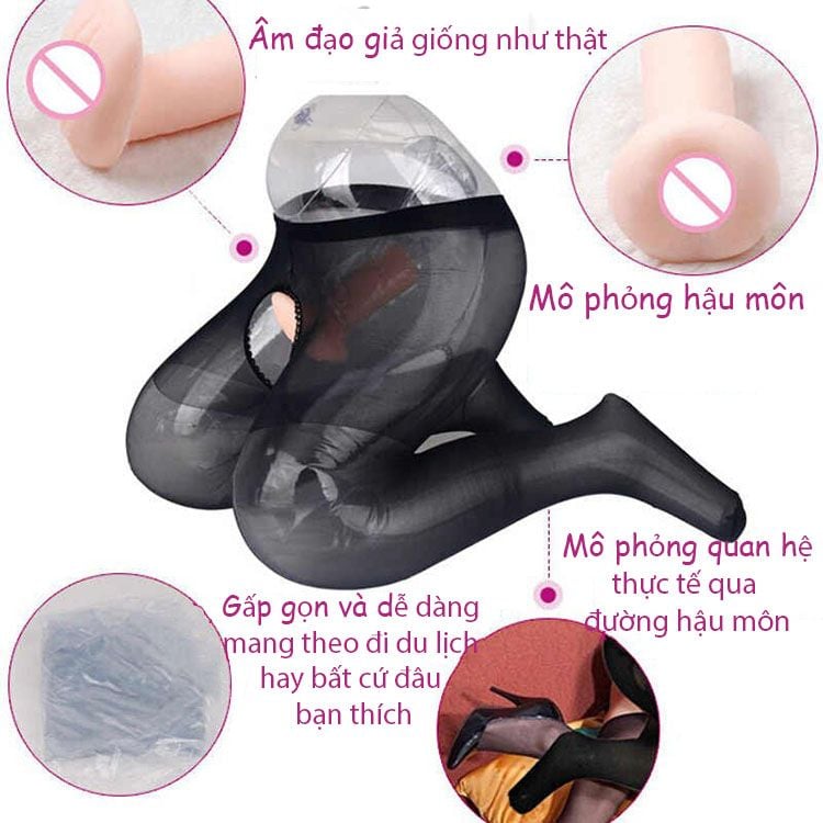  Búp bê bán thân bơm hơi dáng chân quỳ 