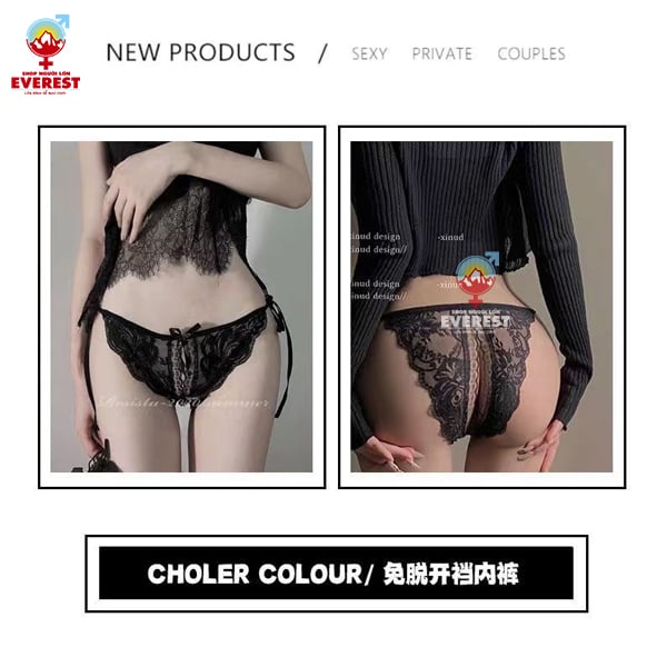  Đồ ngủ Bikini 2 mảnh đính nơ quai buộc sexy quyến rũ 