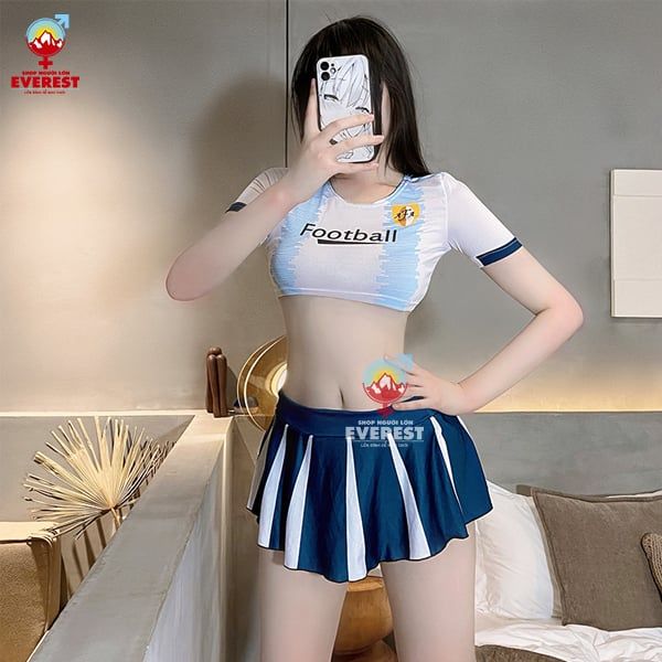  Đồ ngủ Cosplay cổ động viên bóng đá bóng rổ Sexy 