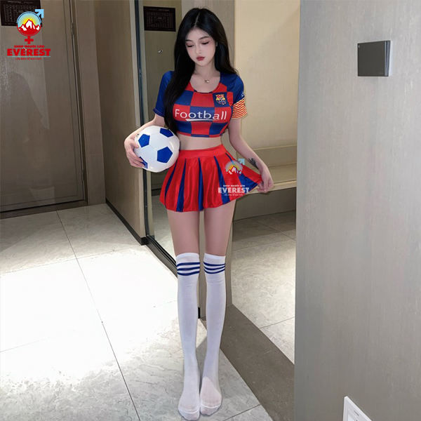  Đồ ngủ Cosplay cổ động viên bóng đá bóng rổ Sexy 