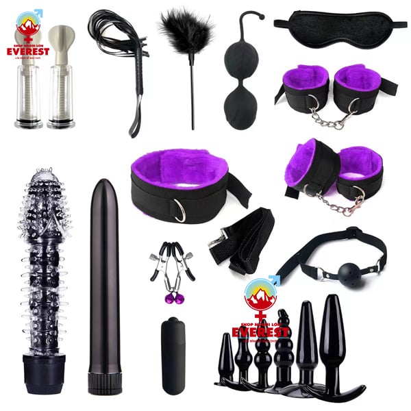  Bộ dụng cụ đồ chơi bạo dâm BDSM 15 món độc đáo mới lạ 
