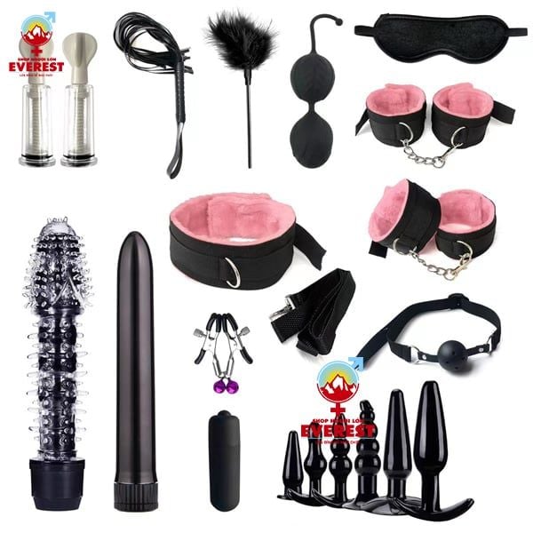  Bộ dụng cụ đồ chơi bạo dâm BDSM 15 món độc đáo mới lạ 