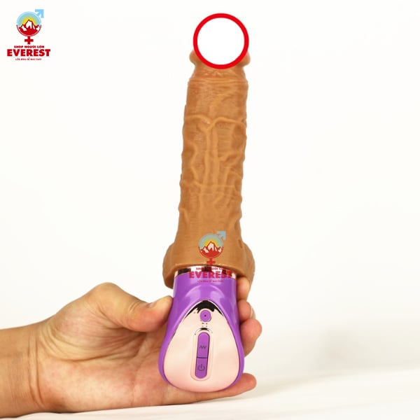  Dildo dương vật giả cao cấp Joker rung thụt cong tỏa nhiệt 