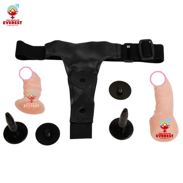  Dương vật giả có dây đeo 2 đầu đặc ruột dành cho les giá rẻ 