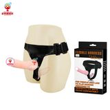  Dương vật giả có dây đeo 2 đầu đặc ruột dành cho les giá rẻ 