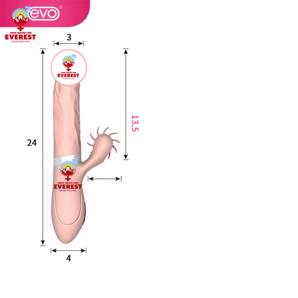  Dương vật giả rung thụt nhiệt tự động Evo Mars cao cấp 