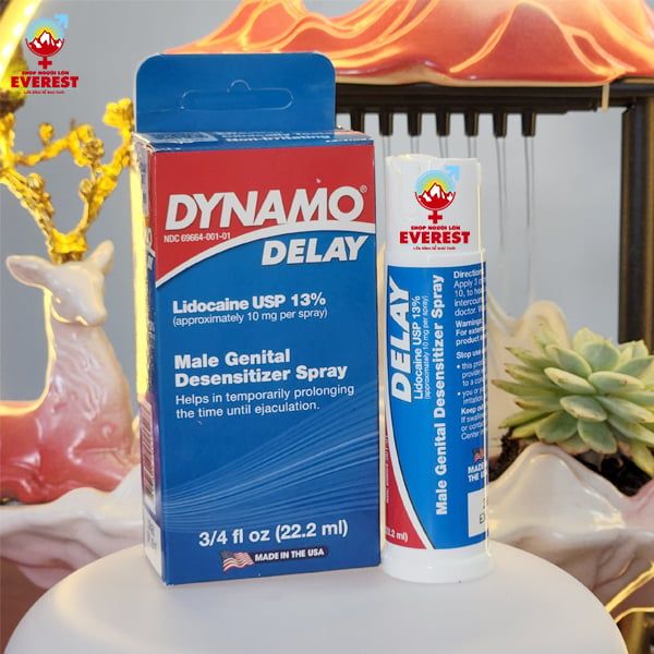  Dynamo delay chai xịt chống xuất tinh sớm kéo dài thời gian 