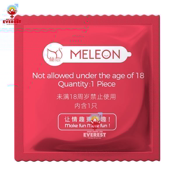  Bao cao su Meleon 001 Passion siêu mỏng thân gai hạt nổi nhỏ 