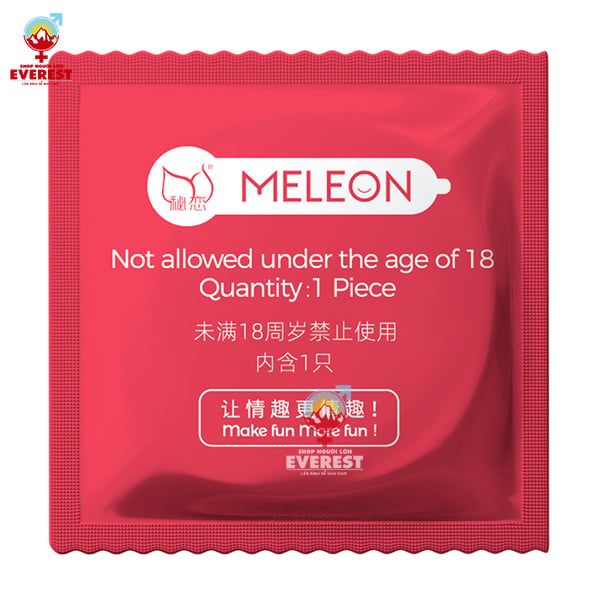  Bao cao su Meleon 001 Passion siêu mỏng thân gai hạt nổi nhỏ 