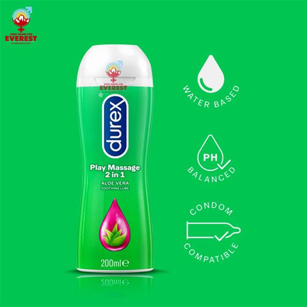  Gel bôi trơn Durex Play Massage 2 in 1 chính hãng 