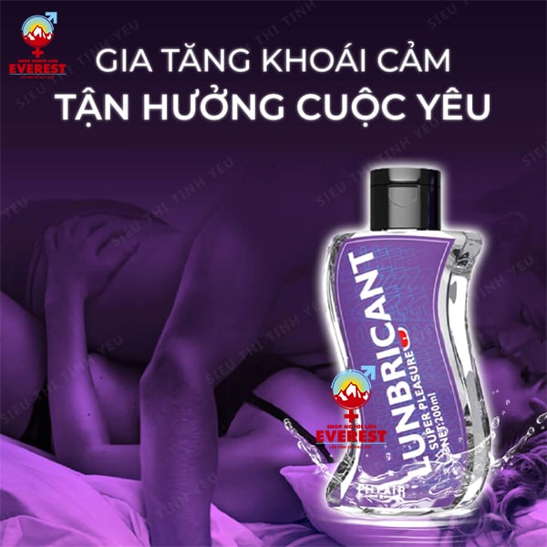  Gel bôi trơn gốc nước mượt mịn - Phyair Super Pleasure - Chai 200ml 