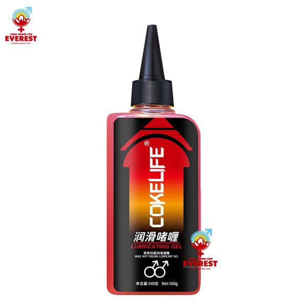  Gel Bôi Trơn Hậu Môn Giảm Đau Nóng Ấm Cokelife Chai 85ml 