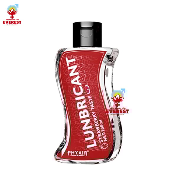  Gel bôi trơn gốc nước mượt mịn Hương Dâu Phyair 200ml 
