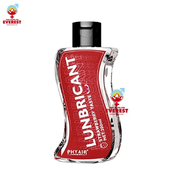  Gel bôi trơn gốc nước mượt mịn Hương Dâu Phyair 200ml 