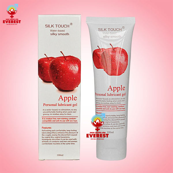  Gel bôi trơn Silk Touch Apple 100ml hương táo thơm mát 