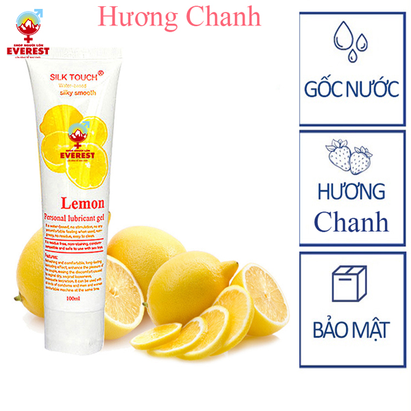  Gel bôi trơn Silk Touch Hương Chanh 100ml 
