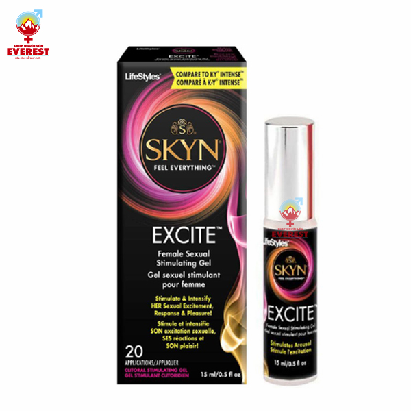  Gel bôi trơn kích dục SKYN EXCITE tăng khoái cảm cao cấp cho nữ 