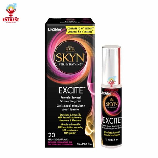  Gel bôi trơn kích dục SKYN EXCITE tăng khoái cảm cao cấp cho nữ 