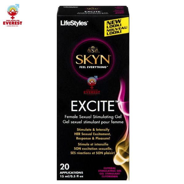  Gel bôi trơn kích dục SKYN EXCITE tăng khoái cảm cao cấp cho nữ 