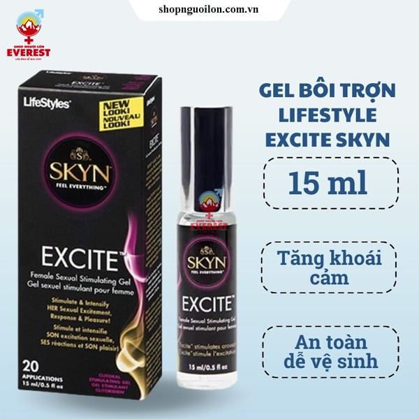  Gel bôi trơn kích dục SKYN EXCITE tăng khoái cảm cao cấp cho nữ 
