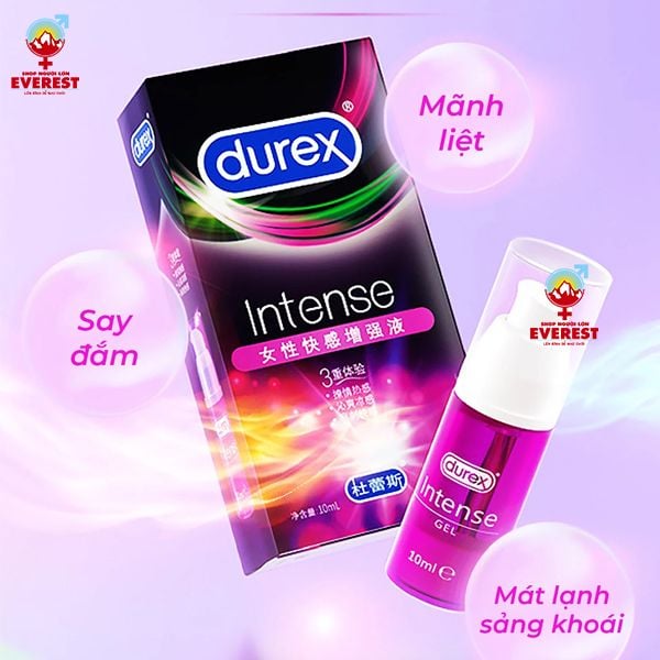  Gel bôi trơn kích dục tăng khoái cảm Durex Intense cho nữ 