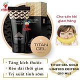  Gel bôi trơn tăng kích thước cao cấp Titan Gold-50ml 