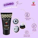  Gel bôi trơn tăng kích thước cao cấp Titan Gold-50ml 