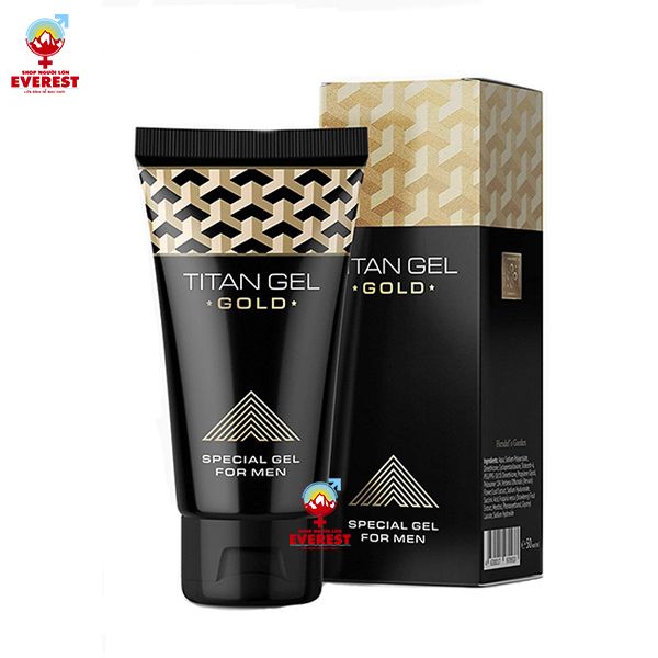  Gel bôi trơn tăng kích thước cao cấp Titan Gold-50ml 