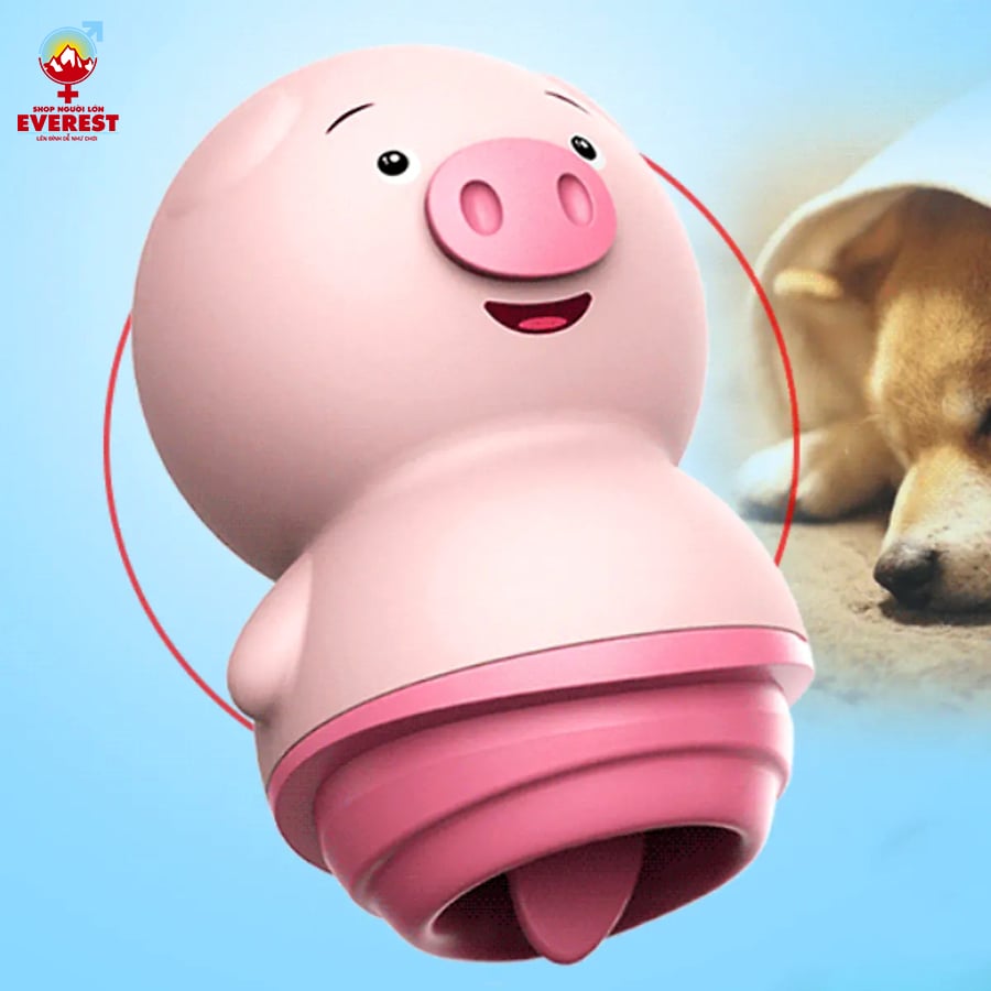  Máy lưỡi liếm âm đạo con heo tự động 6 chức năng rung cực phê 