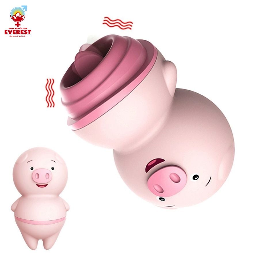  Máy lưỡi liếm âm đạo con heo tự động 6 chức năng rung cực phê 