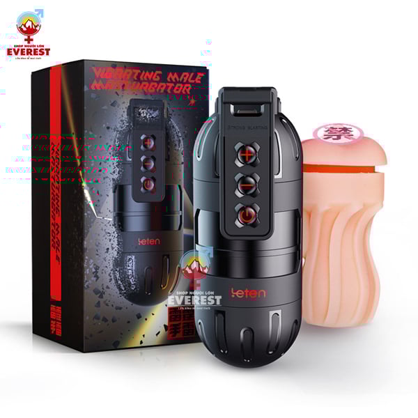  Cốc thủ dâm Leten Thunder ngụy trang quả lựu đạn rung siêu mạnh 