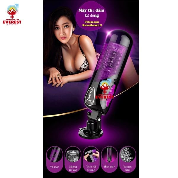  Máy bú mút dương vật tự động Easy Version 2 Flashing Lover 