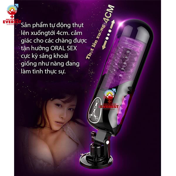  Máy bú mút dương vật tự động Easy Version 2 Flashing Lover 