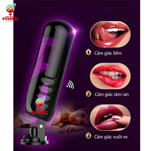  Máy bú mút dương vật tự động Easy Version 2 Flashing Lover 